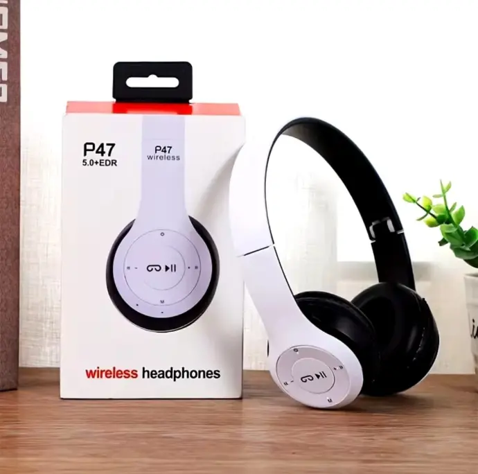 P47 Wireless Bluetooth 5.0 Headphones