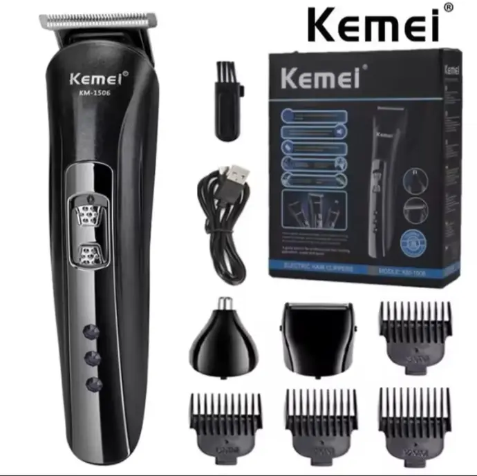 Kemei KM-1506 — 3-in-1 Electric Grooming Tool