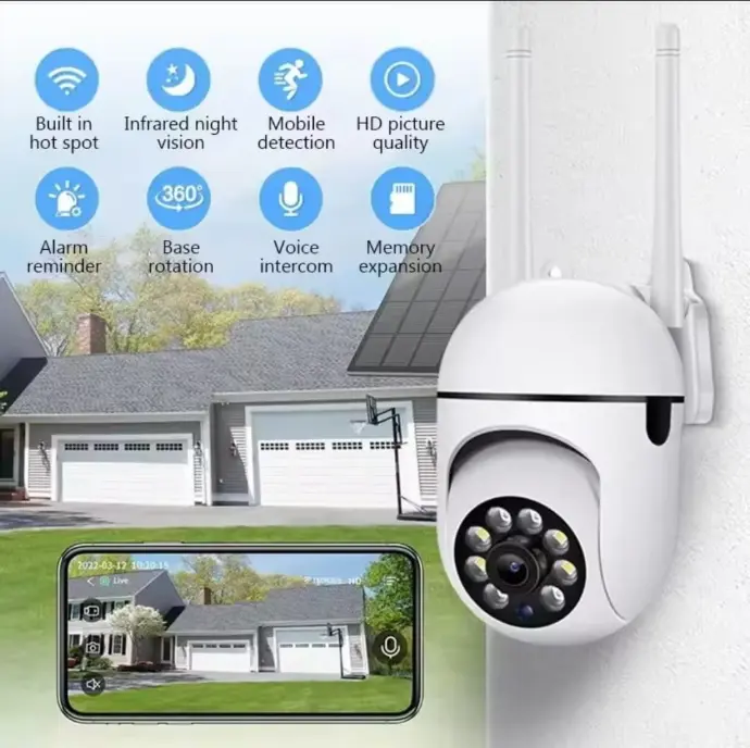 HD 1080P Mini IP Camera | Full-Color Night Vision | WiFi | Motion Detection