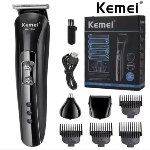 Kemei KM-1506 — 3-in-1 Electric Grooming Tool