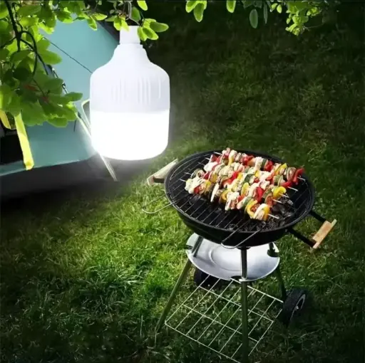 Emergency Lighting Portable Camping LED Bulb | USB Rechargeable | Flashlight & Hanging Tent Light